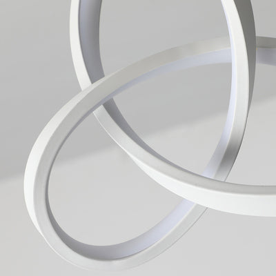 Lámpara colgante LED de aluminio acrílico en forma de triángulo con diseño minimalista moderno para sala de estar 