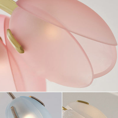 Applique murale contemporaine scandinave Pod Base ovale en fer et verre 1/2 lumière pour chambre 