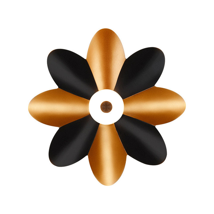 Applique murale LED en aluminium moulé sous pression minimaliste moderne imperméable avec fleur de prunier en acrylique pour salon 