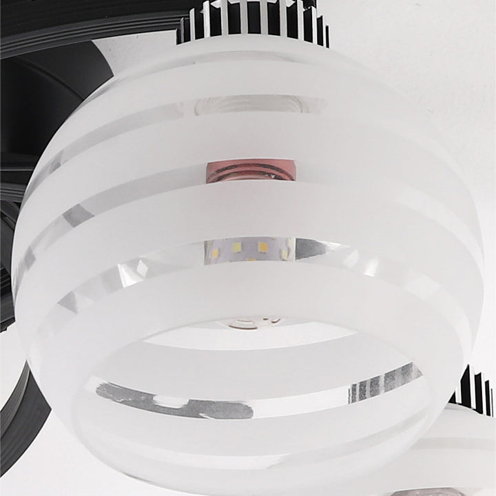 Zeitgenössische skandinavische Zweigkurve Blume Rund Flare Hardware Glas Aluminium 3/5/8 Semi-Flush-Montage Deckenleuchte für Wohnzimmer 