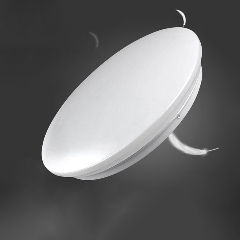Luz de techo LED de montaje empotrado redonda minimalista moderna de hierro y acrílico para sala de estar 