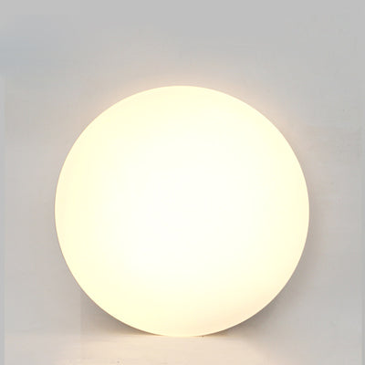 Luz de techo LED de montaje empotrado redonda minimalista moderna de hierro y acrílico para sala de estar 