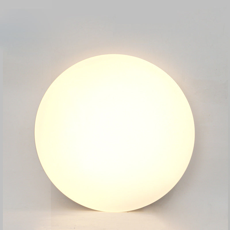 Luz de techo LED de montaje empotrado redonda minimalista moderna de hierro y acrílico para sala de estar 