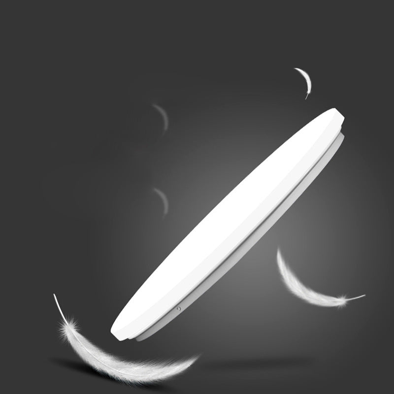 Luz de techo LED de montaje empotrado redonda minimalista moderna de hierro y acrílico para sala de estar 