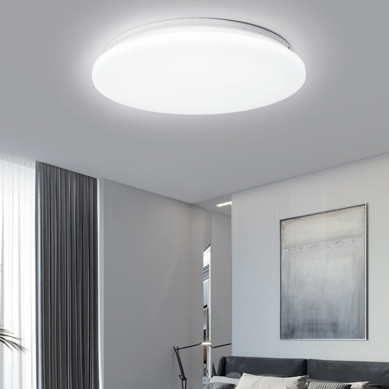 Luz de techo LED de montaje empotrado redonda minimalista moderna de hierro y acrílico para sala de estar 