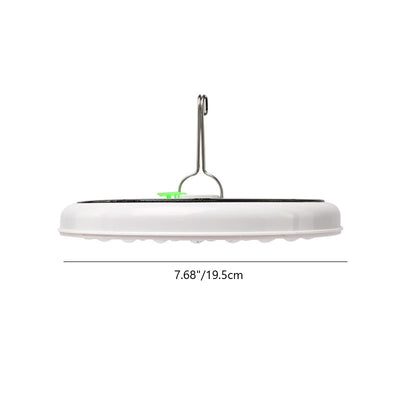 Modern Minimalist Solar Waterproof Disc PP PC LED Outdoor Light For Garden