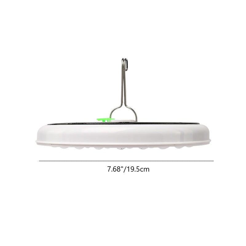Modern Minimalist Solar Waterproof Disc PP PC LED Outdoor Light For Garden