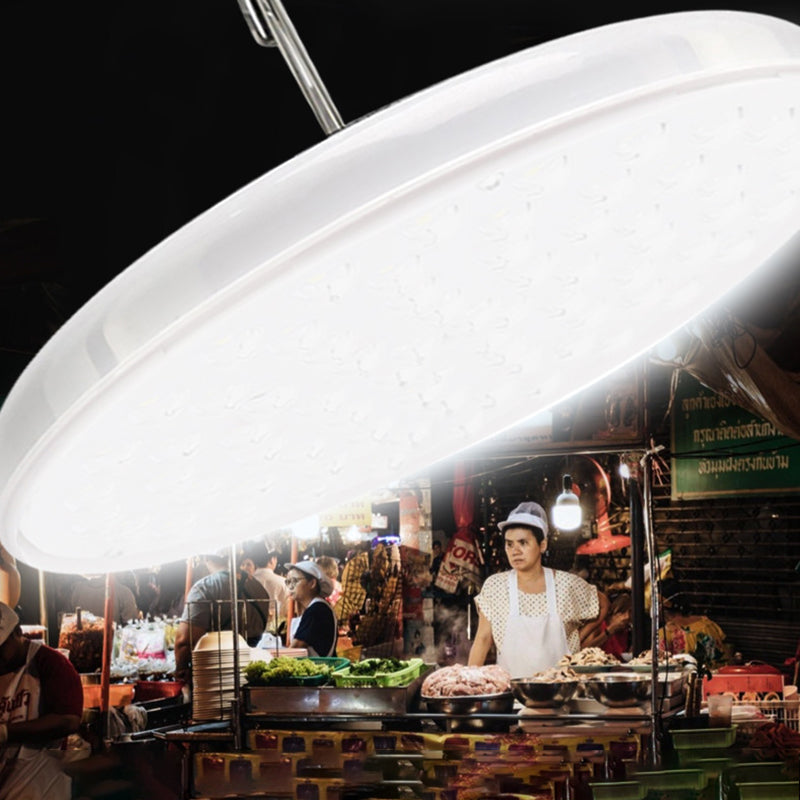 Modern Minimalist Solar Waterproof Disc PP PC LED Outdoor Light For Garden