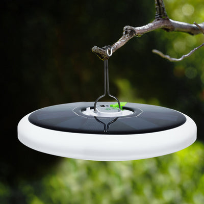 Modern Minimalist Solar Waterproof Disc PP PC LED Outdoor Light For Garden