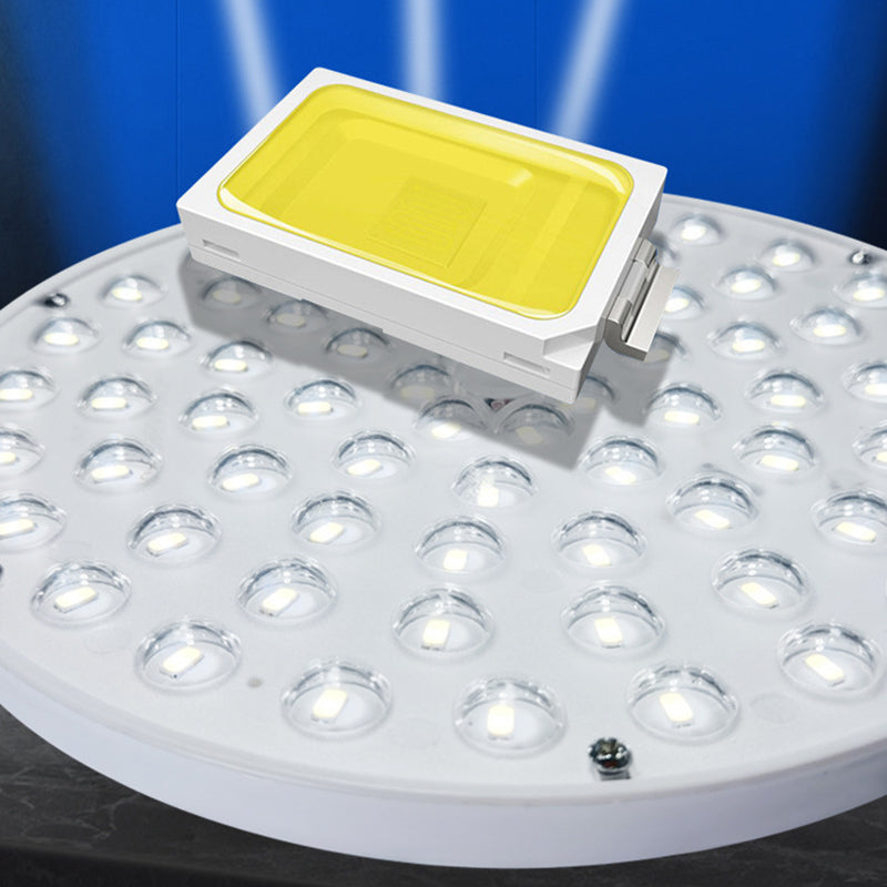 Modern Minimalist Solar Waterproof Disc PP PC LED Outdoor Light For Garden