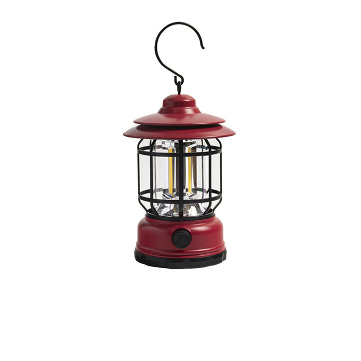 Traditional Vintage Waterproof Cylinder ABS PS LED Outdoor Light For Camping