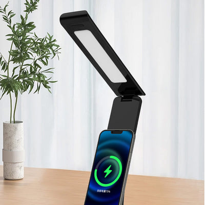 Modern Minimalist Rectangle Trapezoid Foldable ABS PC LED Table Lamp For Bedroom