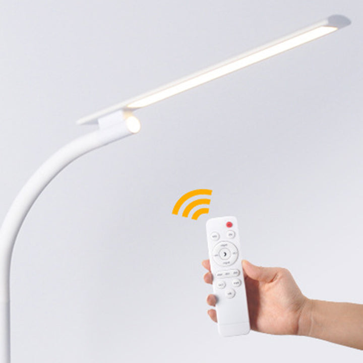 Moderne minimalistische lange Stange rechteckige ABS Aluminium LED Stehlampe für Wohnzimmer 