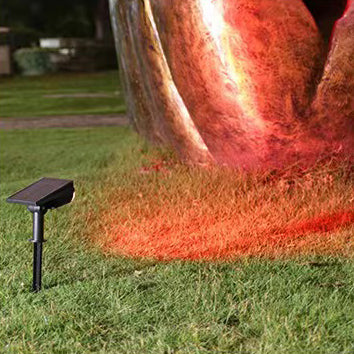 Moderne minimalistische solarbetriebene wasserdichte rechteckige ovale PE LED Bodensteckleuchte für den Garten 