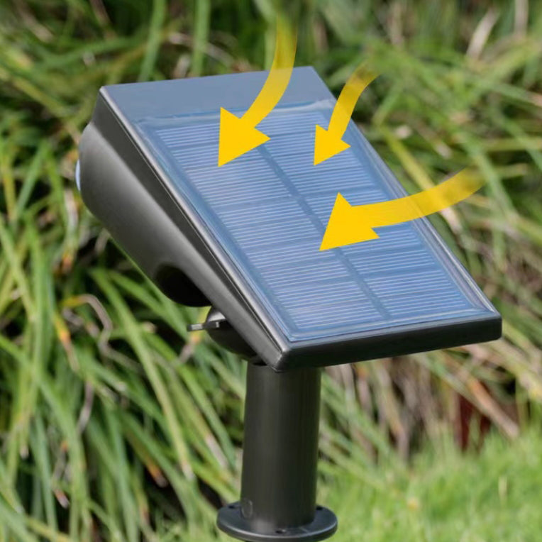 ضوء المناظر الطبيعية LED PE بيضاوي مستطيل مقاوم للماء بالطاقة الشمسية بأسلوب حديث وبسيط لأجل الحديقة 