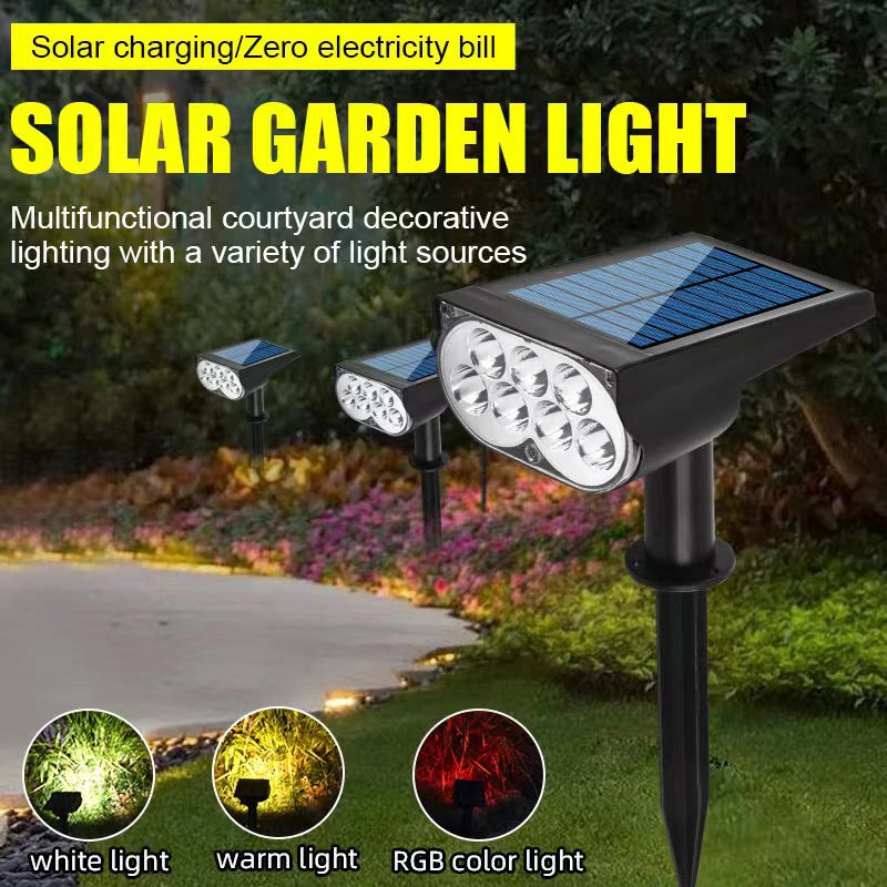 ضوء المناظر الطبيعية LED PE بيضاوي مستطيل مقاوم للماء بالطاقة الشمسية بأسلوب حديث وبسيط لأجل الحديقة 