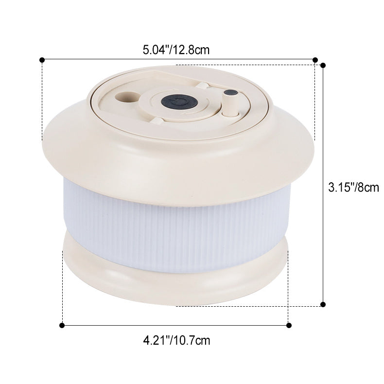 Luz exterior LED de almacenamiento cilíndrico minimalista moderno larga de ABS PC para camping 