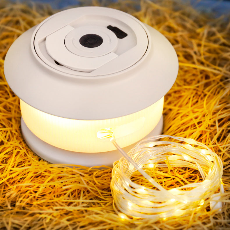 Luz exterior LED de almacenamiento cilíndrico minimalista moderno larga de ABS PC para camping 