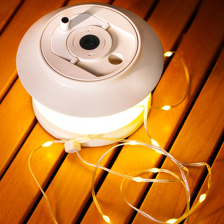 Luz exterior LED de almacenamiento cilíndrico minimalista moderno larga de ABS PC para camping 
