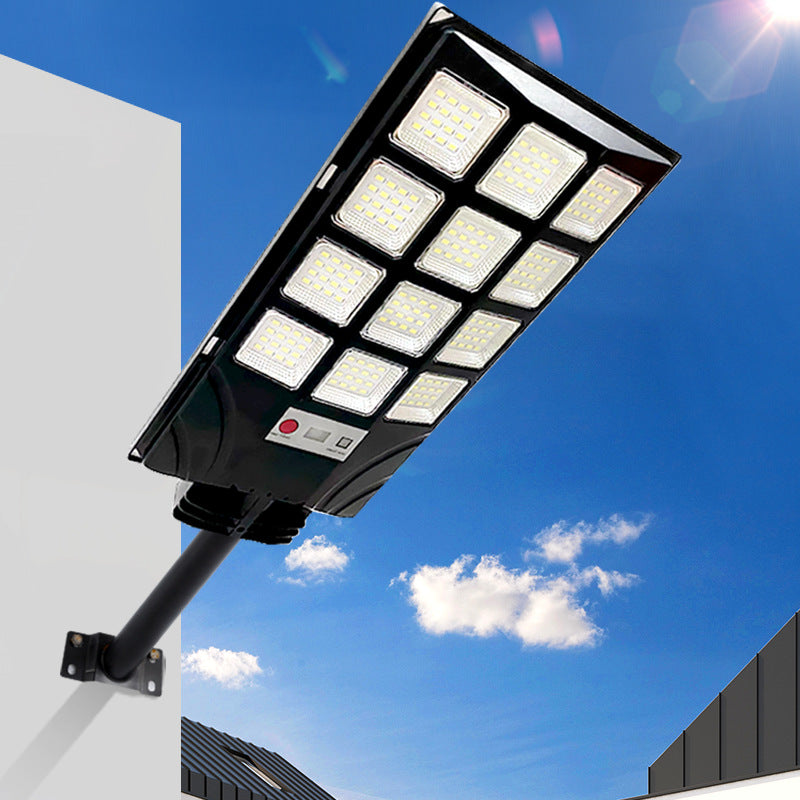 Luz LED exterior impermeable solar minimalista moderna de ABS PC en forma de rectángulo para patio exterior 