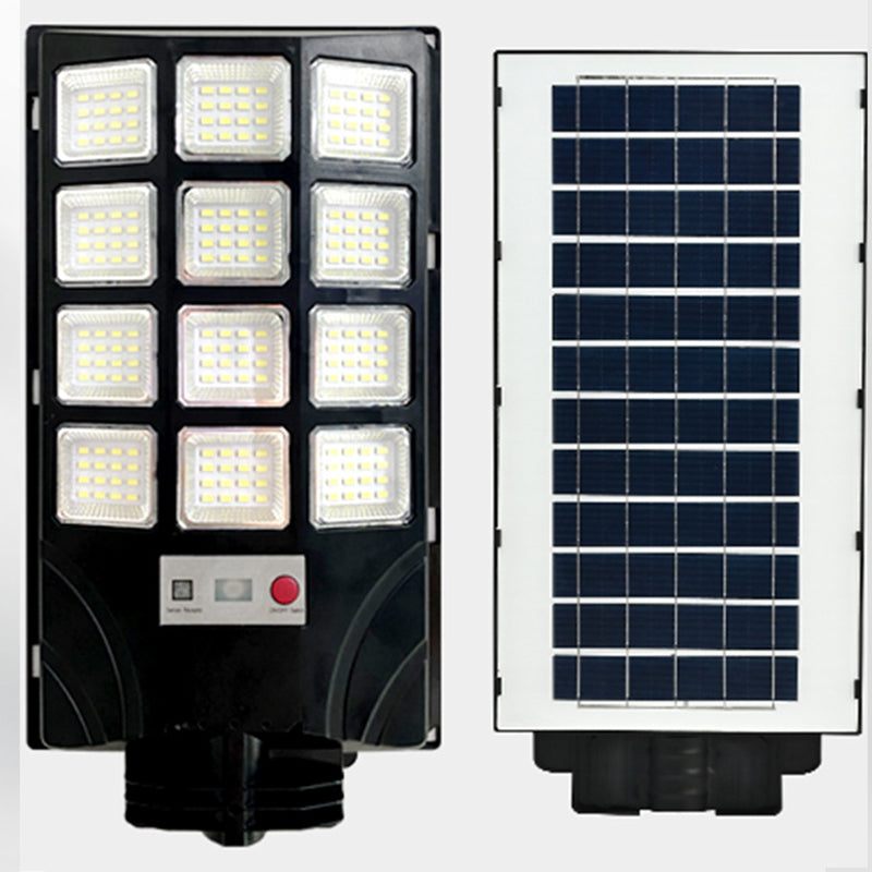 Luz LED exterior impermeable solar minimalista moderna de ABS PC en forma de rectángulo para patio exterior 