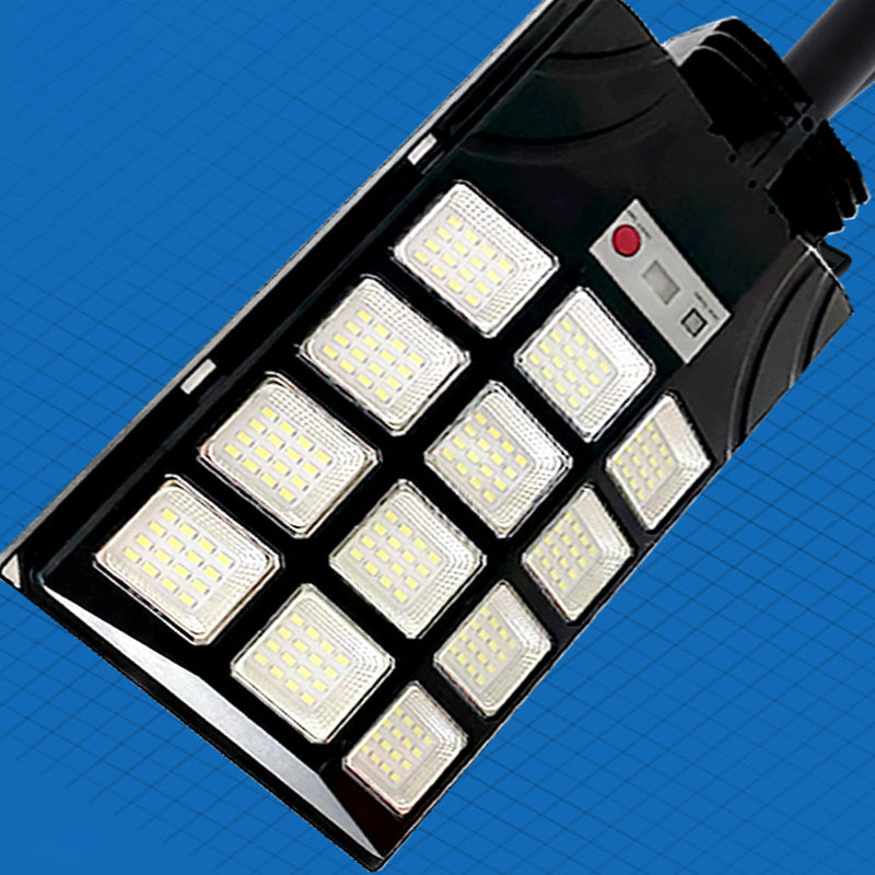 Luz LED exterior impermeable solar minimalista moderna de ABS PC en forma de rectángulo para patio exterior 