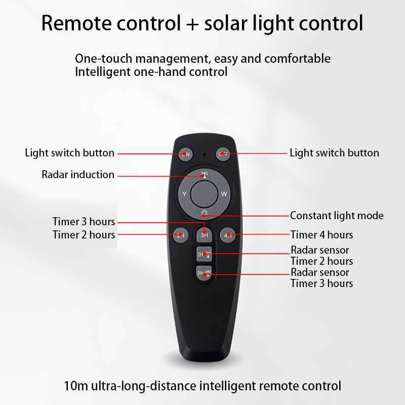 Luz LED exterior impermeable solar minimalista moderna de ABS PC en forma de rectángulo para patio exterior 