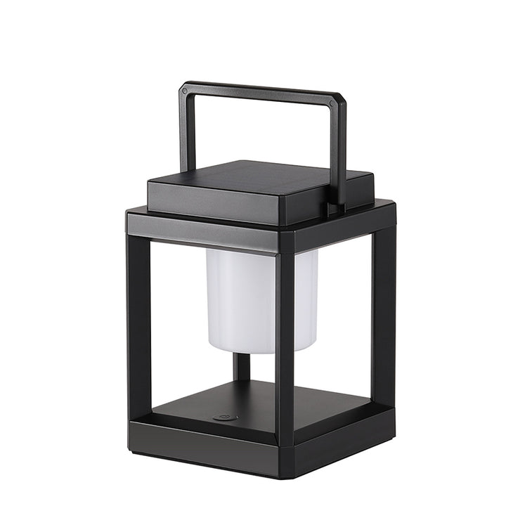 Lumière extérieure LED moderne minimaliste solaire étanche en ABS PC creux pour le camping 