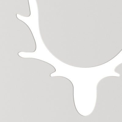 Applique Murale LED en Acrylique Fer Cerf Note Rose Ronde Rectangle Créative Contemporaine pour Chambre 