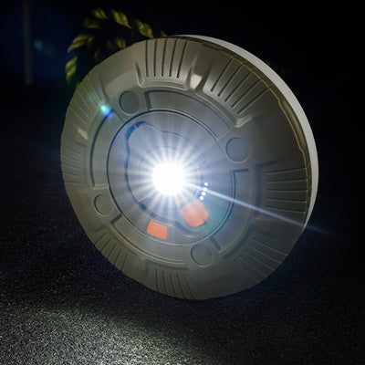 ضوء خارجي LED مقاوم للماء بتصميم دائري شريطي حديث ومصنوع من ABS وPC للتخييم 