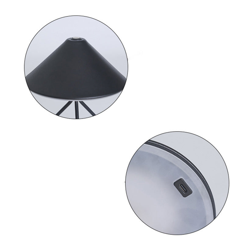 Lampadaire de table LED en fer acrylique contemporain pour chambre à coucher 