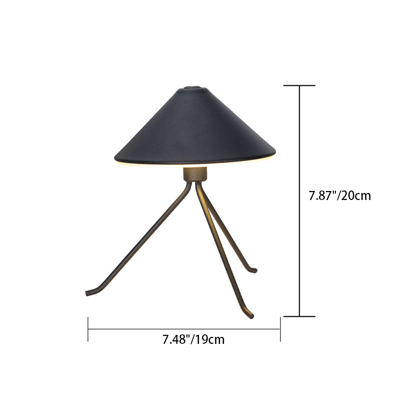 Lampadaire de table LED en fer acrylique contemporain pour chambre à coucher 