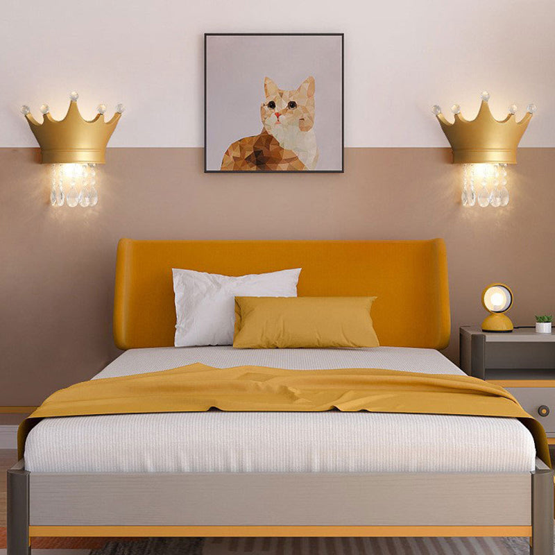 Applique murale 2 lumières en résine cristal en forme de gouttes d&