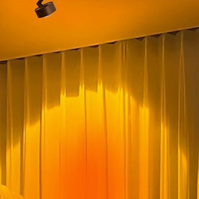Moderne minimalistische Zylinder-Disc-Basis verstellbare Aluminium-Glas-LED-Halbeinbau-Deckenleuchte für Wohnzimmer 