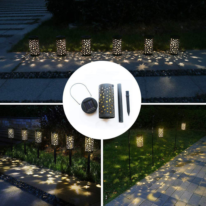 مصباح المناظر الطبيعية LED الأرضي بتصميم عصري بسيط مقاوم للماء على شكل أسطوانة قمر من الحديد والبلاستيك للحديقة 