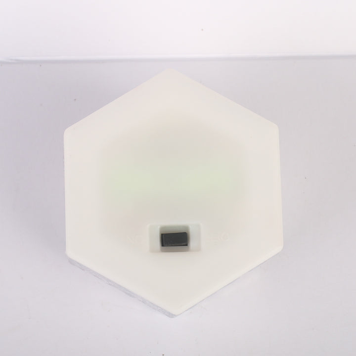 Lumière de Paysage pour Pelouse LED en ABS PVC avec Tuiles de Glace Hexagonales Étanches Solaire Minimaliste Moderne pour Patio Extérieur 