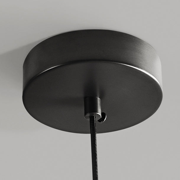 ضوء قلادة LED من الألومنيوم والأكريليك بقاعدة أسطوانية مستديرة مثلثة حديثة بسيطة لغرفة النوم 
