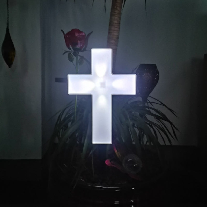 Lumière extérieure LED en plastique croisé étanche à l&