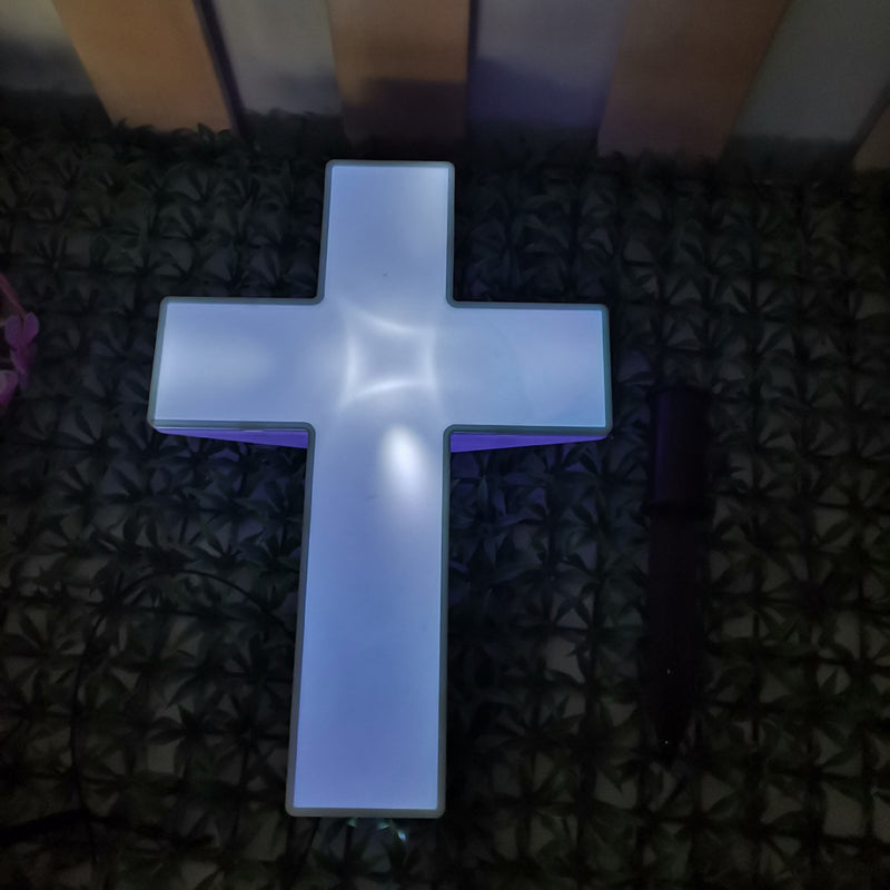 Lumière extérieure LED en plastique croisé étanche à l&