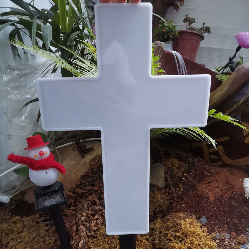 Lumière extérieure LED en plastique croisé étanche à l&
