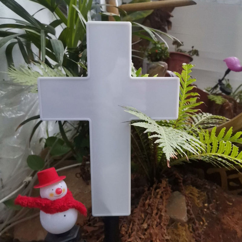 Lumière extérieure LED en plastique croisé étanche à l&