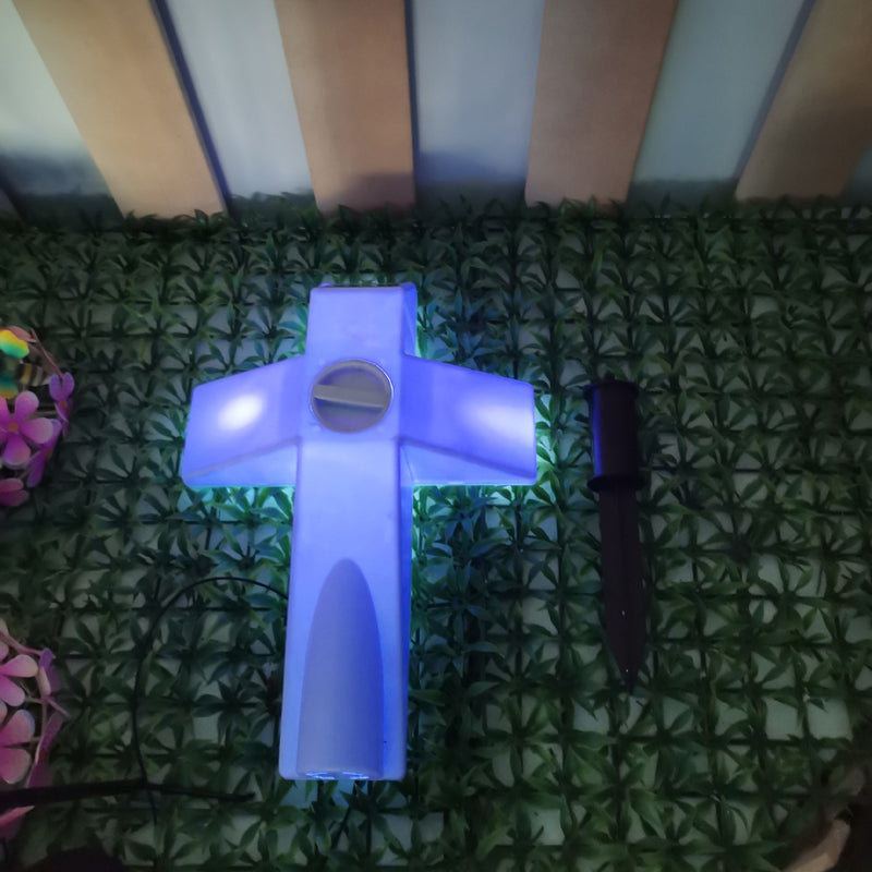Lumière extérieure LED en plastique croisé étanche à l&