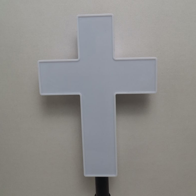 Lumière extérieure LED en plastique croisé étanche à l&