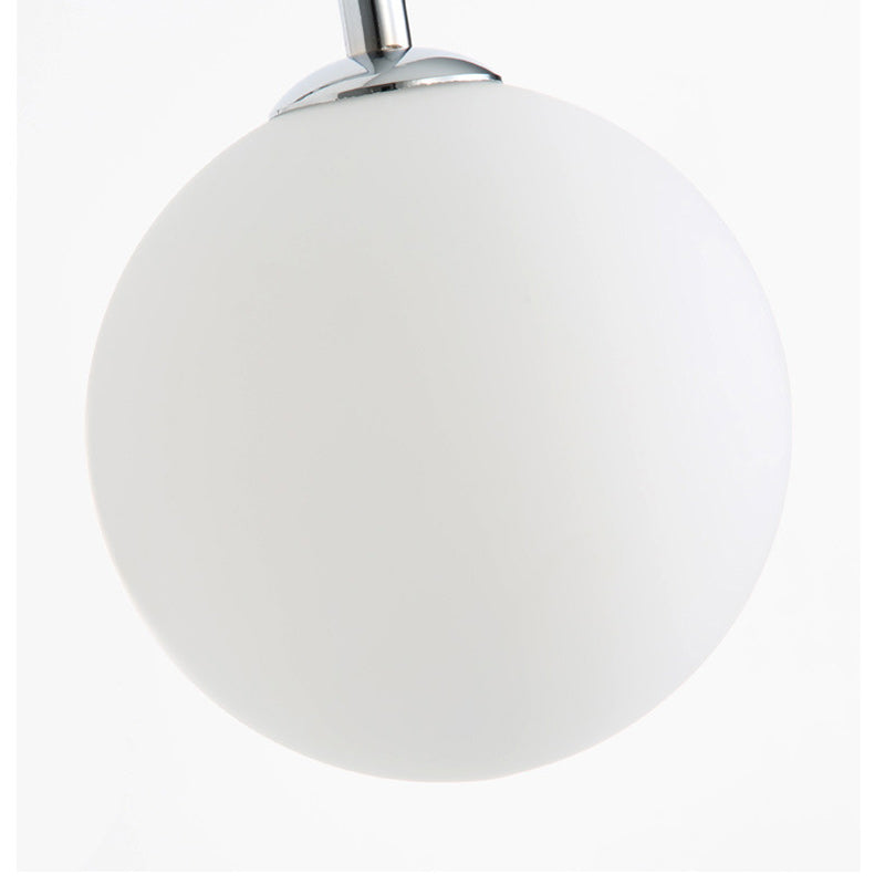 Applique murale 1 lumière en verre et aluminium avec cercle géométrique de simplicité moderne pour salon 