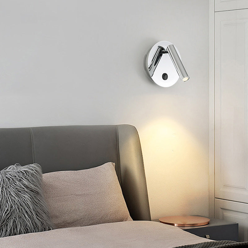 Lampe murale moderne de luxe en cylindre de fer et d&