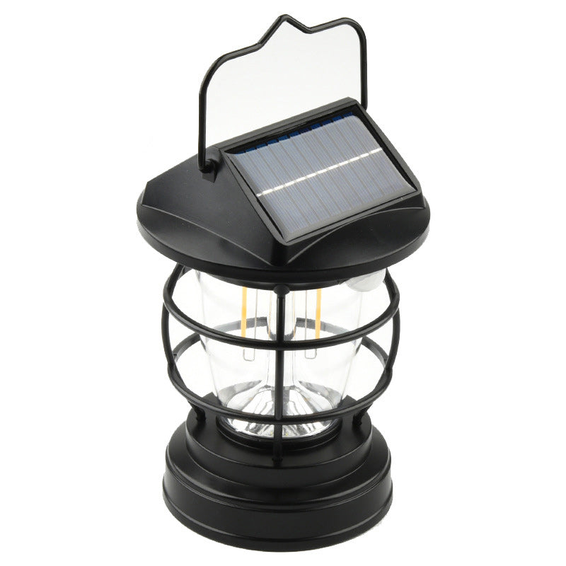 Zeitgenössische industrielle ABS-Körpererkennungs-LED-Solar-Außenleuchte Campinglampe für Außenbereich 
