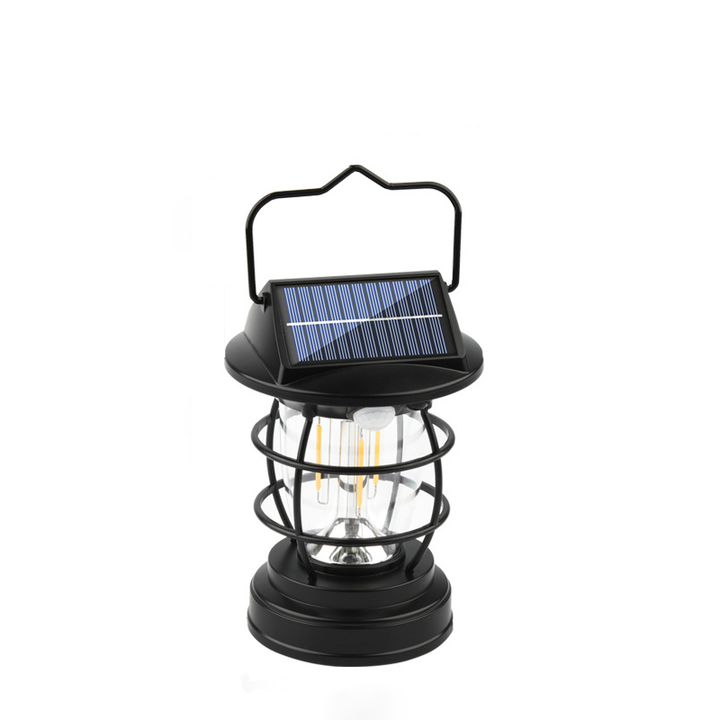 Zeitgenössische industrielle ABS-Körpererkennungs-LED-Solar-Außenleuchte Campinglampe für Außenbereich 