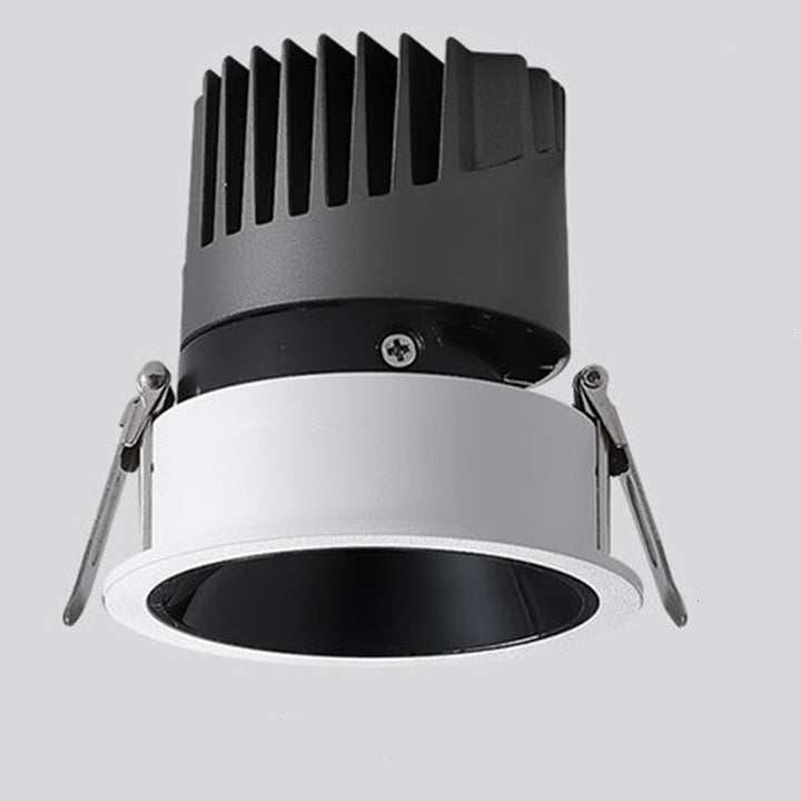 Lumière de plafond encastrée à LED ronde en aluminium minimaliste moderne pour salon 