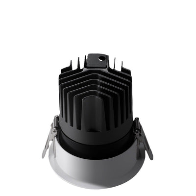 Modern Minimalist Aluminum Round LED Recessed Spotlight Flush Mount Ceiling Light For Living Room
