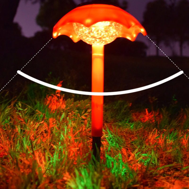 مصباح LED مضاد للماء على شكل مظلة من ABS الإبداعي المعاصر للحديقة الخارجية 